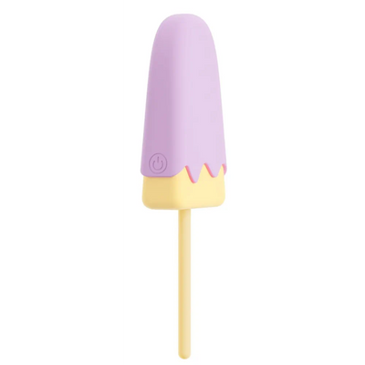 Vibrating Popsicle - Lay-on Rechargeable Vibrator - PlayBlue