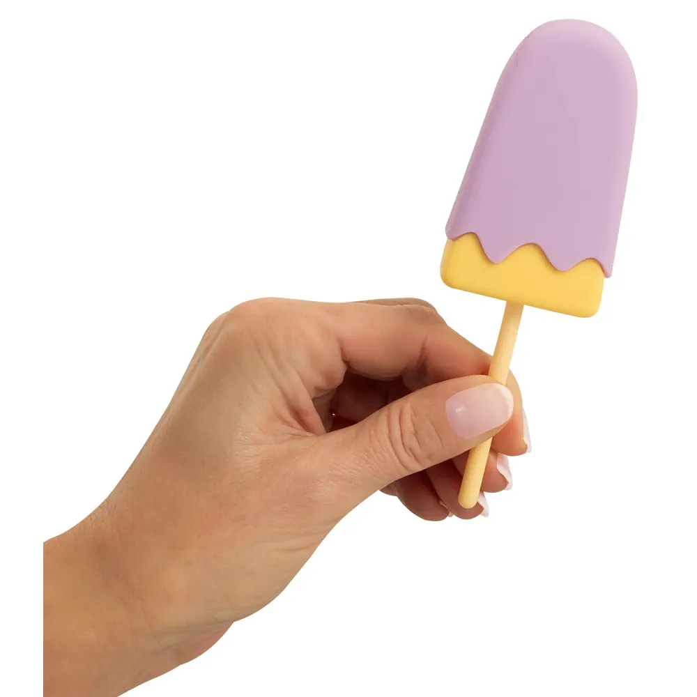 Vibrating Popsicle - Lay-on Rechargeable Vibrator - PlayBlue