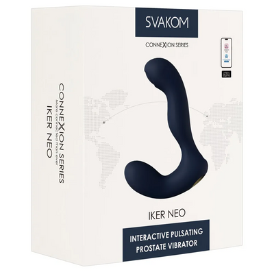 Svakom - Iker Neo - App Controlled Prostate Massager - PlayBlue