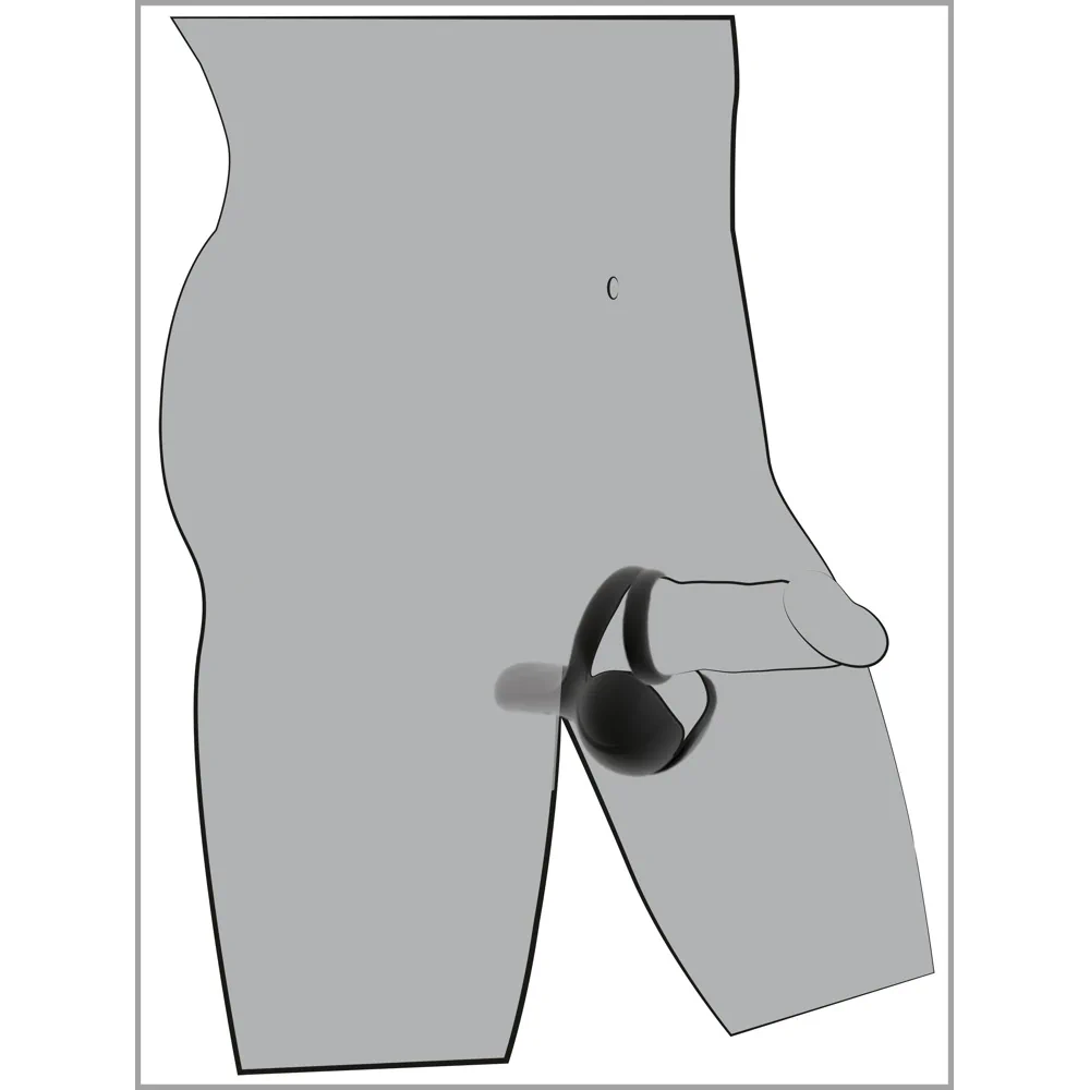 Rebel - Ball Massager with Perineum Stimulator - PlayBlue
