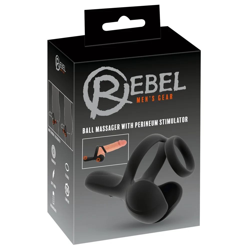 Rebel - Ball Massager with Perineum Stimulator - PlayBlue