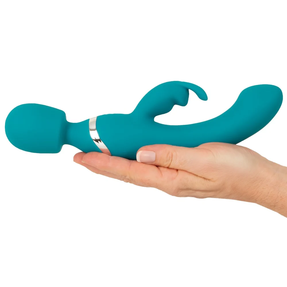 Sweet Smile - 3-in-1 Wand, Rabbit and Vibrator - PlayBlue
