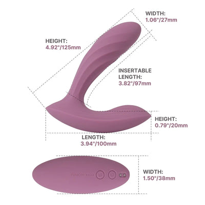 Svakom - Erica Plus Panty Vibe with Thrust - PlayBlue