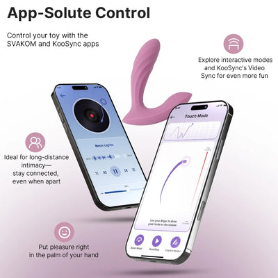 Svakom - Erica Plus Panty Vibe with Thrust - PlayBlue
