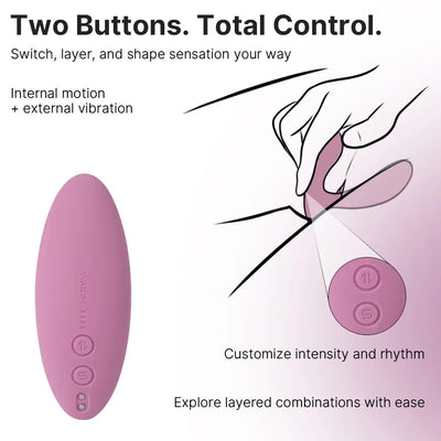 Svakom - Erica Plus Panty Vibe with Thrust - PlayBlue