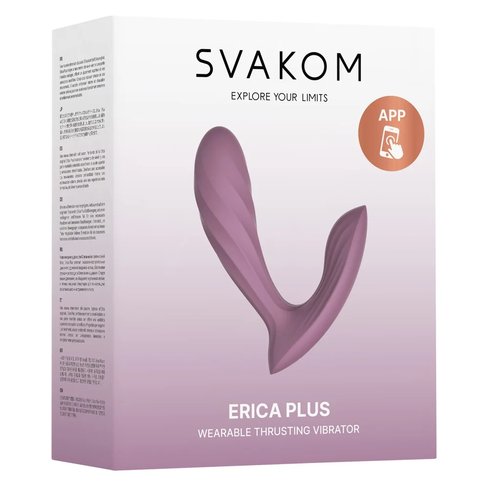 Svakom - Erica Plus Panty Vibe with Thrust - PlayBlue