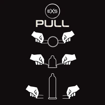 EXS Pull - Non-Latex Condoms - 6 Pieces - PlayBlue