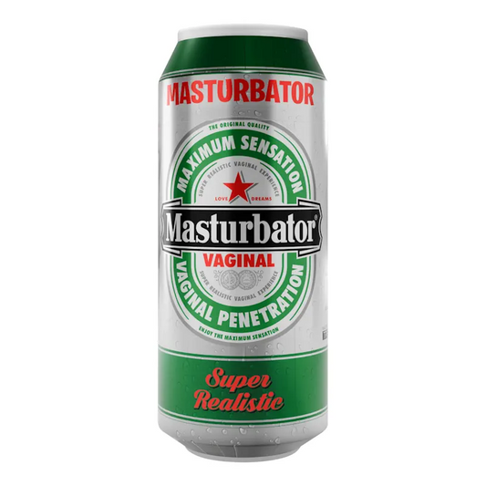 Alive Beer Can - Realistic Masturbator