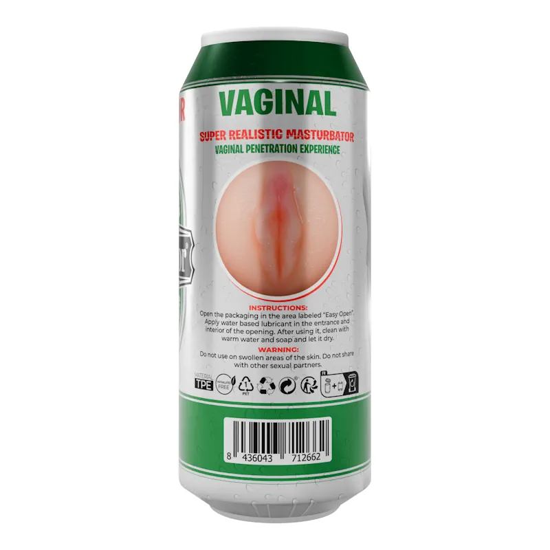 Alive Beer Can - Realistic Masturbator - PlayBlue