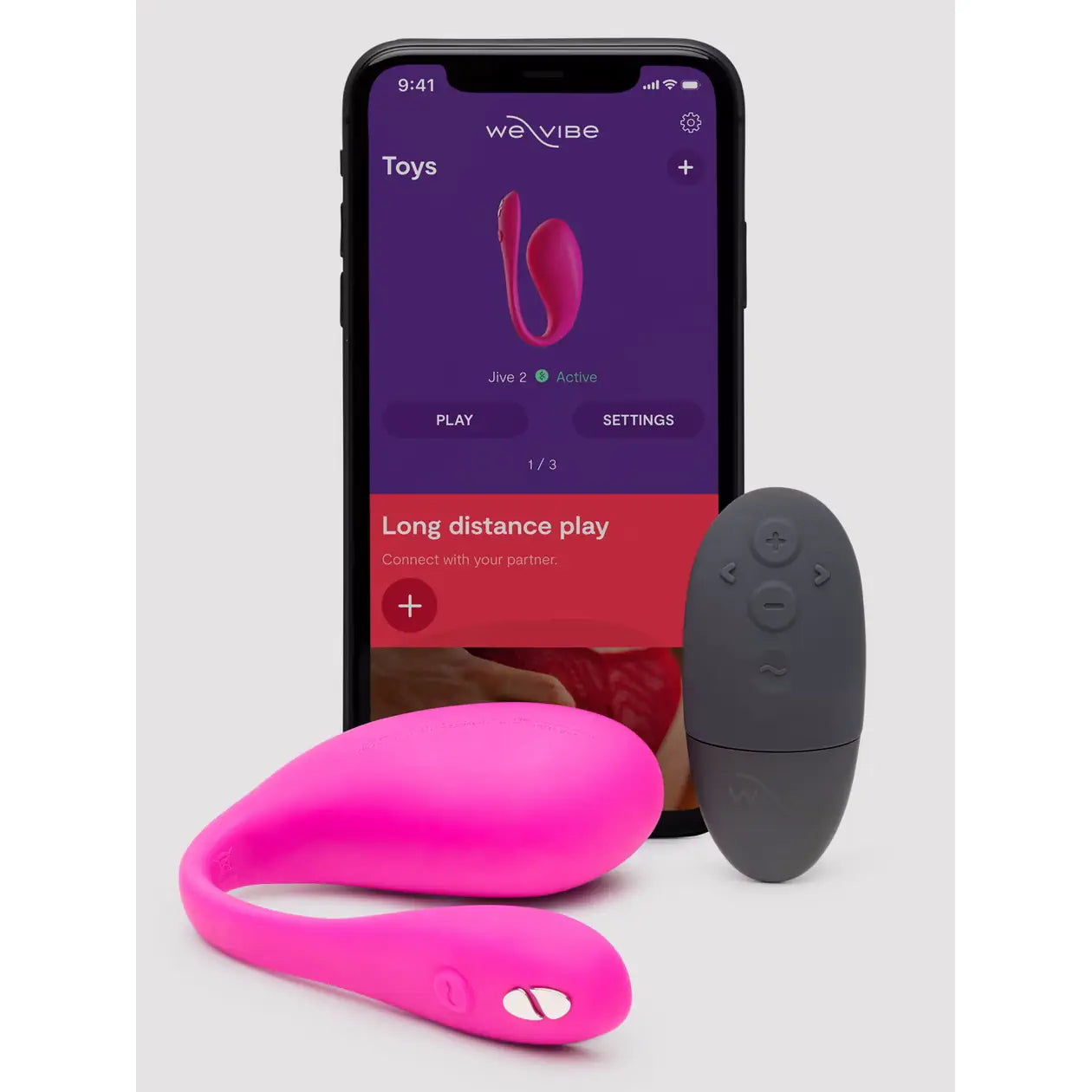 We-Vibe - Jive 2 App Controlled Rechargeable Love Egg Vibrator - PlayBlue