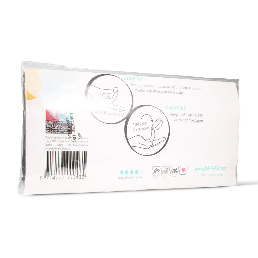 Beppy Soft - Comfort Tampons without String - Wet - 4 Pack - PlayBlue