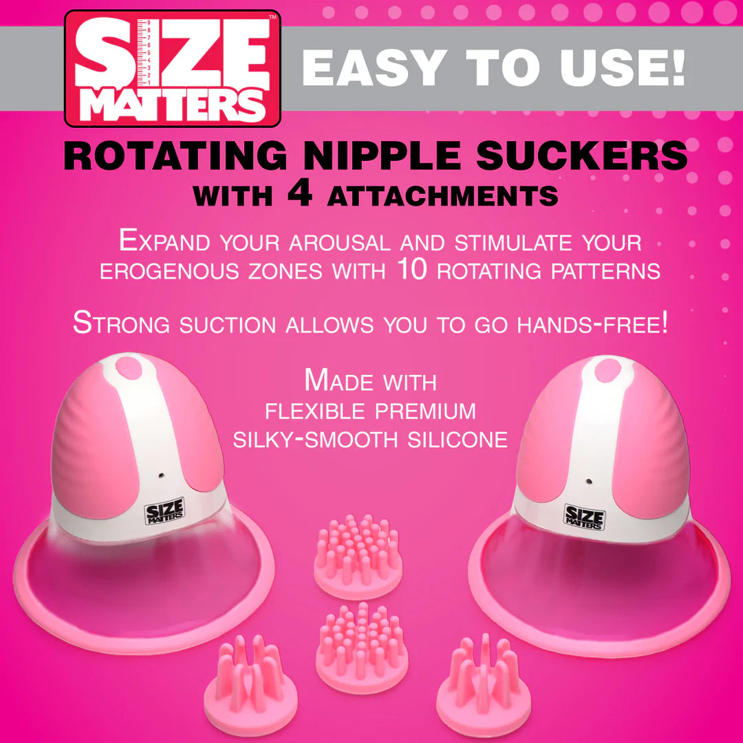 Rotating Silicone Nipple Suckers - Handsfree
