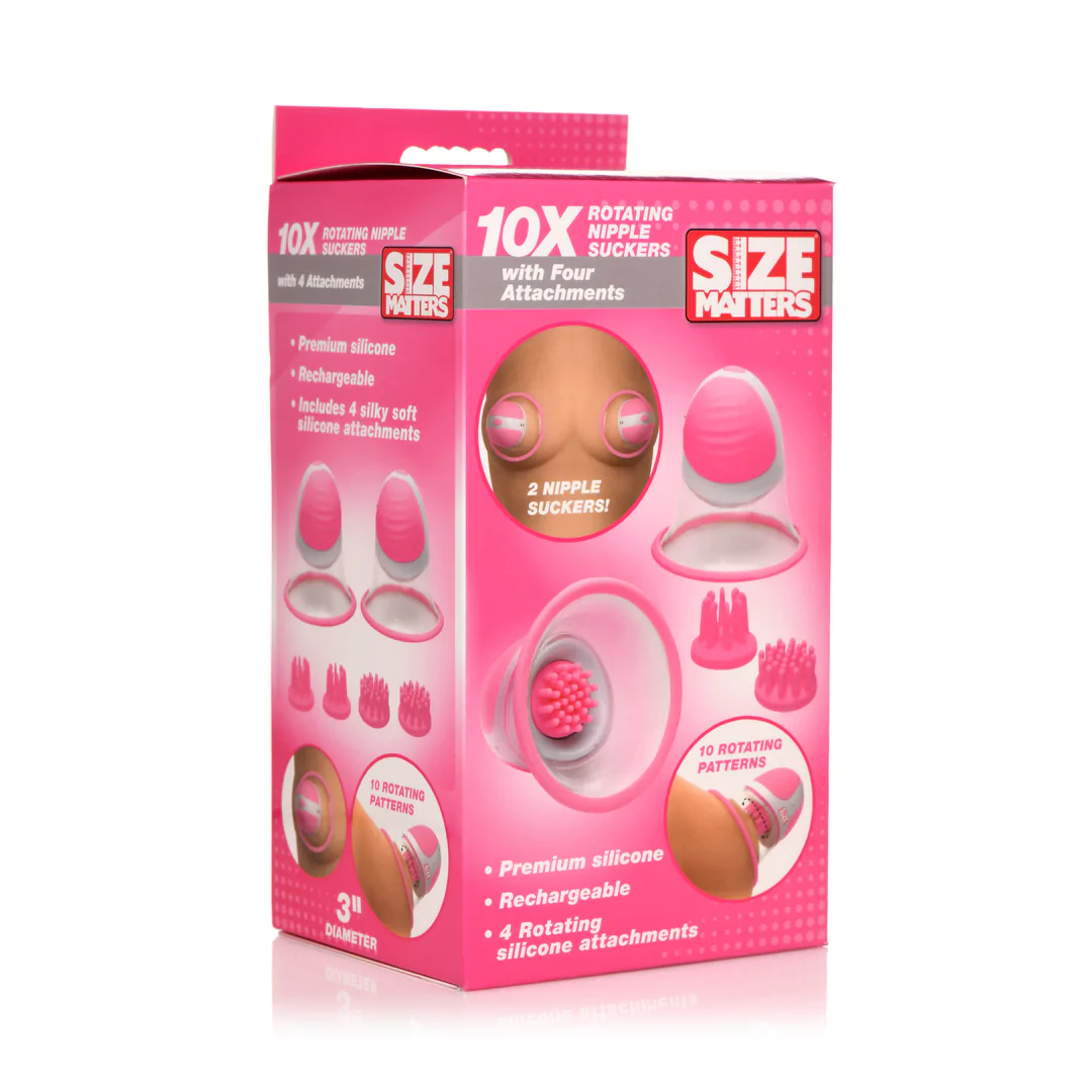 Rotating Silicone Nipple Suckers - Handsfree
