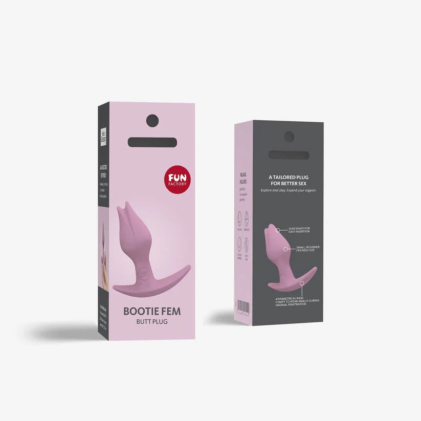 Fun Factory - Bootie Fem - Female Butt Plug - Bottle Green - PlayBlue