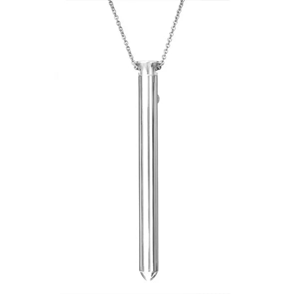 Crave - Vesper Vibrator Necklace Silver - PlayBlue