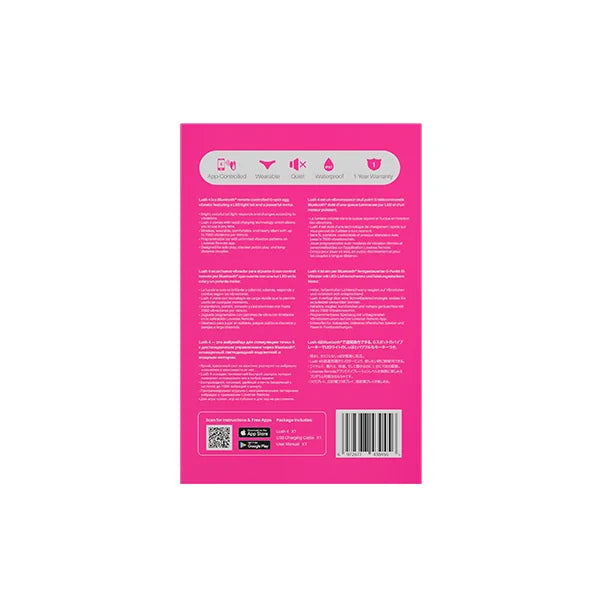 Lovense - Lush 4 - Next Gen App Controlled Love Egg - PlayBlue
