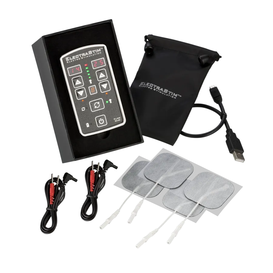 ElectraStim - EM80 Flick Duo - Dual Channel Stimulator Multi Pack - PlayBlue