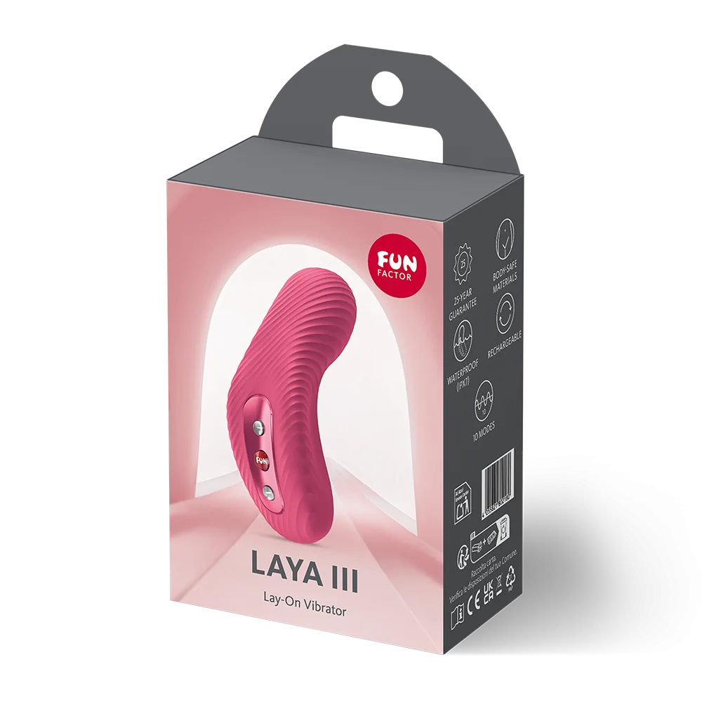 Fun Factory - Laya III Lay-on Vibrator - PlayBlue