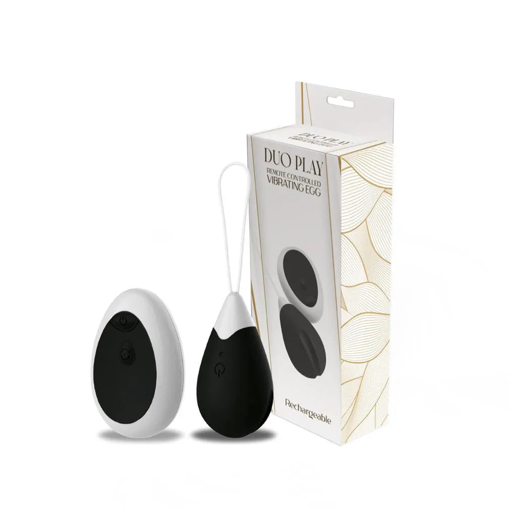Duo Play - Silicone Love Egg Remote Controlled - PlayBlue