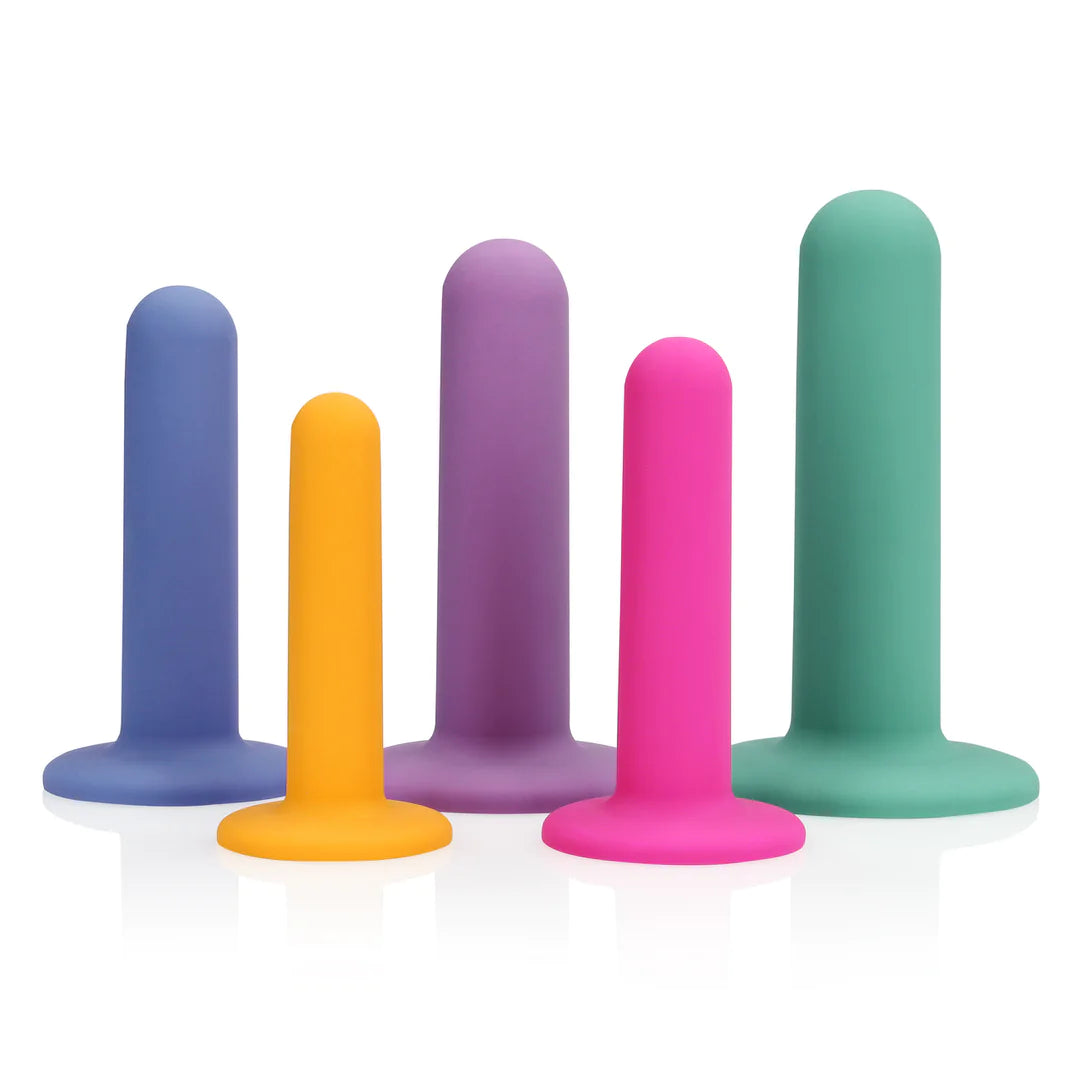 Loveline - Silicone Vagina Dilator Set - Multicolor 5pc Set - PlayBlue