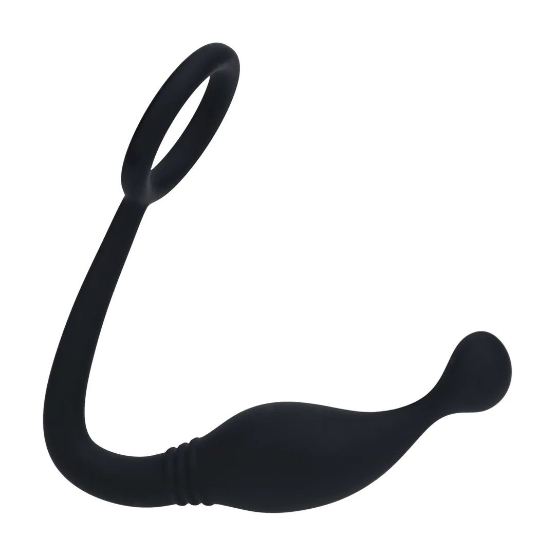 Levelz - Silicone Cockring with Prostate Stimulator - PlayBlue