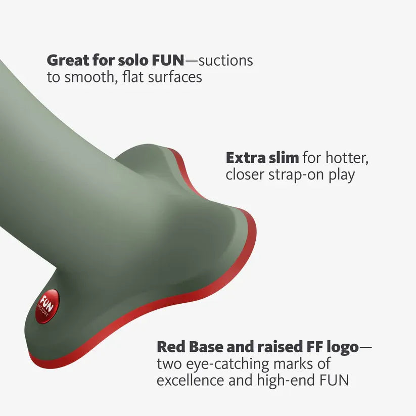 Fun Factory - Magnum - Silicone Premium Dildo - Blackberry - PlayBlue