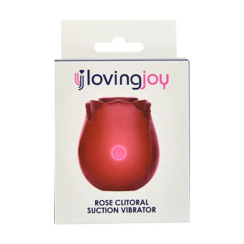 Loving Joy Rose Toy Clitoral Suction Vibrator - PlayBlue