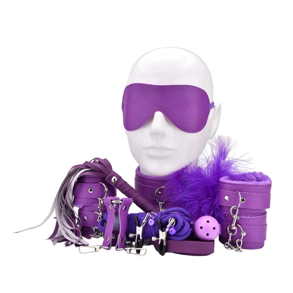 Bound to Play Bondage Kit (11 Piece) - PlayBlue