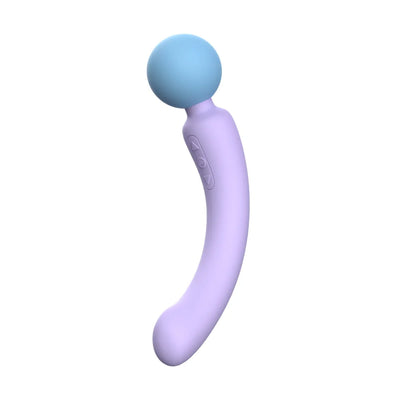 Mina Flow Dual-Ended Wand Vibrator - PlayBlue
