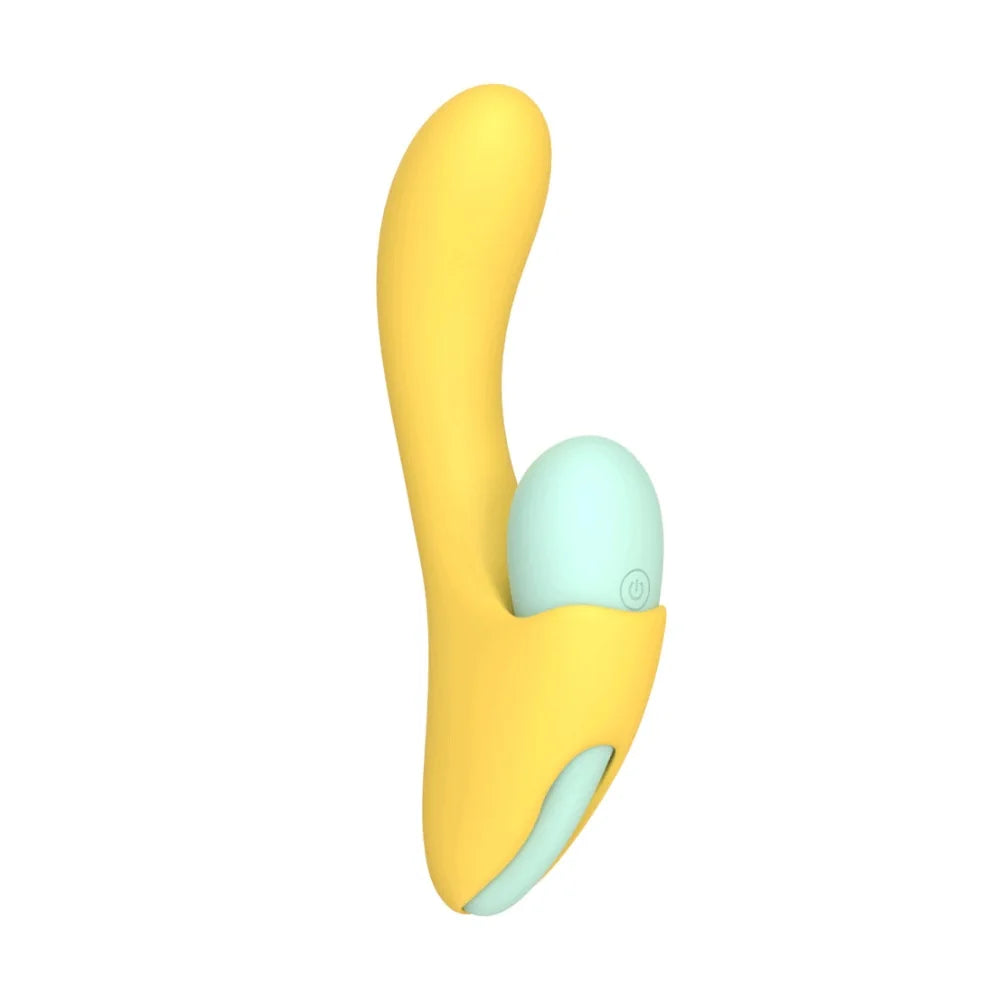 Mina Bloom 2 in 1 Rabbit & Egg Vibrator - PlayBlue