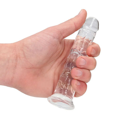 RealRock - 5" Realistic Transparent Dildo - PlayBlue
