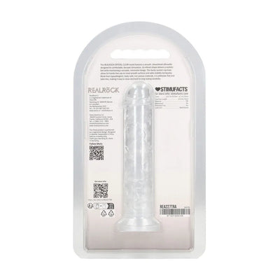 RealRock - 5" Realistic Transparent Dildo - PlayBlue