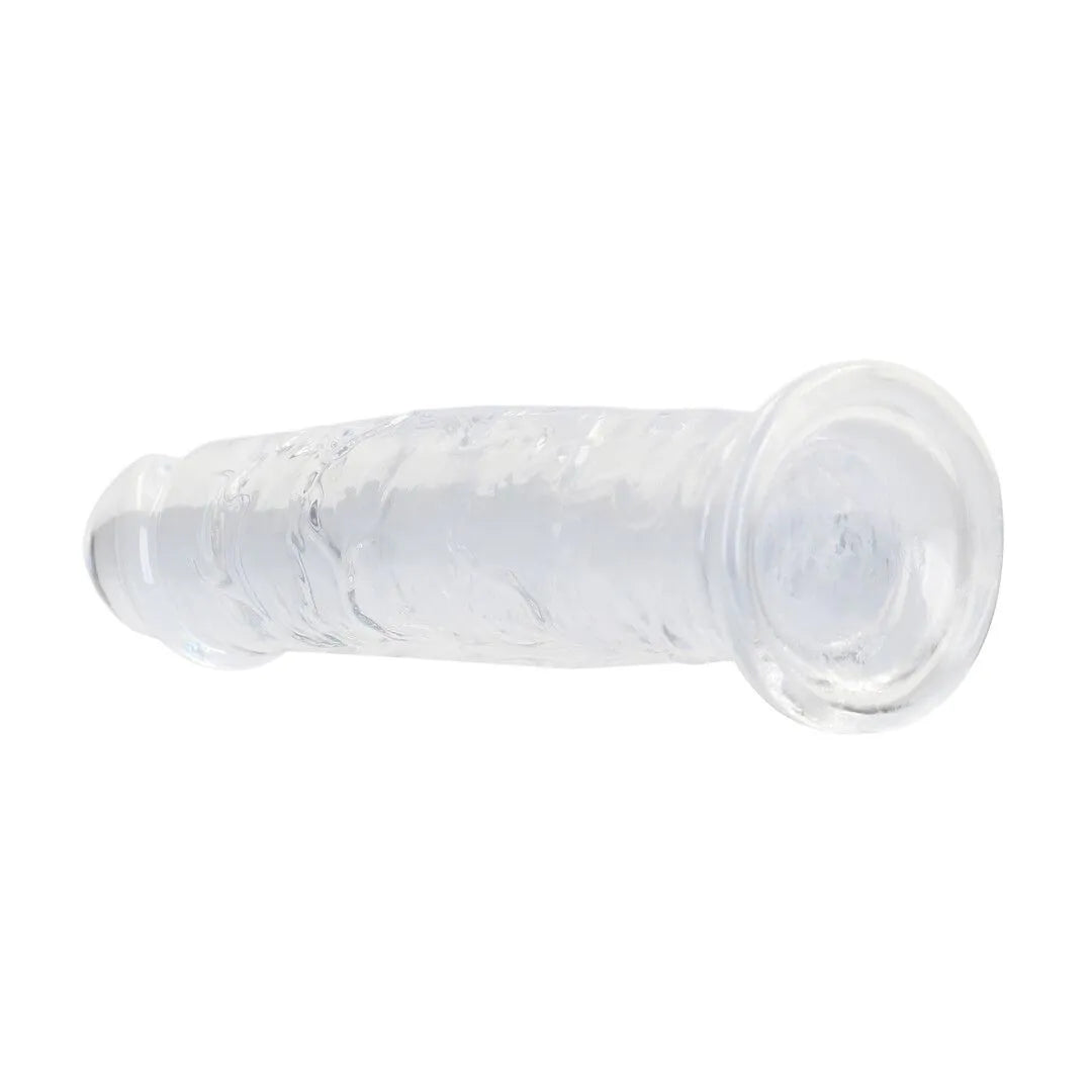 RealRock - 5" Realistic Transparent Dildo - PlayBlue