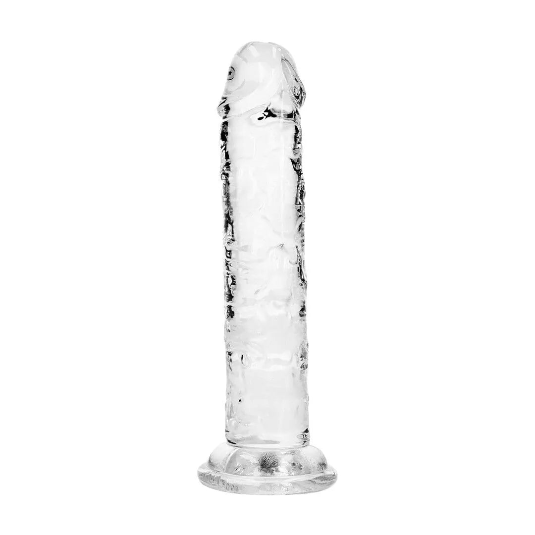 RealRock - 5" Realistic Transparent Dildo - PlayBlue
