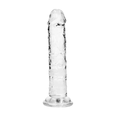 RealRock - 5" Realistic Transparent Dildo - PlayBlue