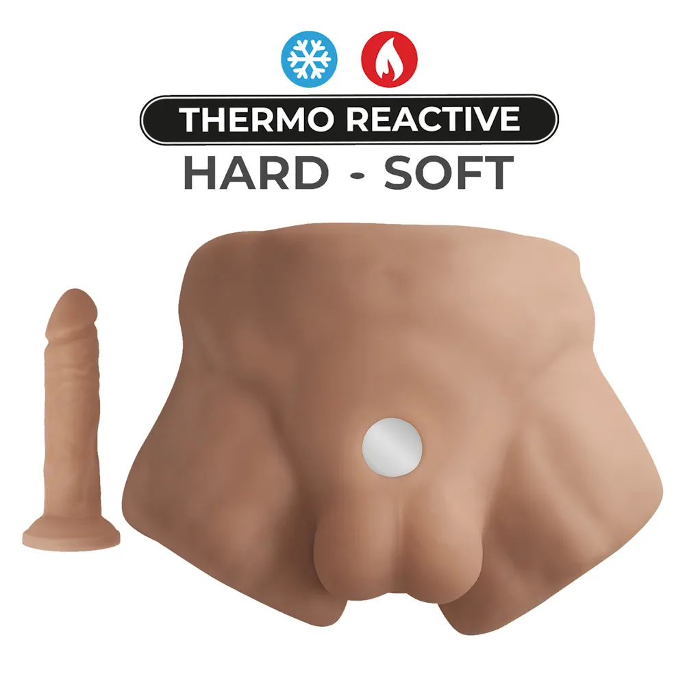 SilexD - Apollo - Liquid Silicone Half Male Torso - Full Size - PlayBlue