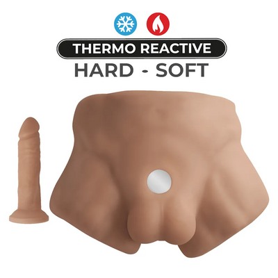 SilexD - Apollo - Liquid Silicone Half Male Torso - Full Size - PlayBlue