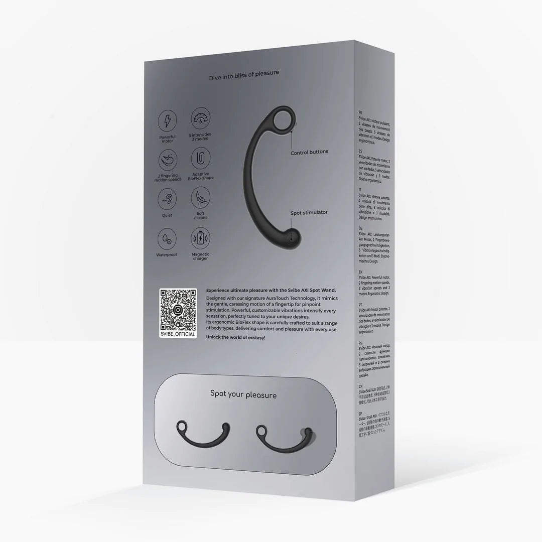 SVibe - Snail AXI - Snail Fingering Wand - PlayBlue