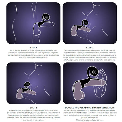 SVibe - JOVI - Dual Couples Ring Stimulator - PlayBlue