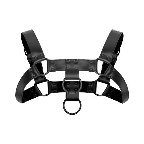 Bruno Bondage Harness - Black - PlayBlue