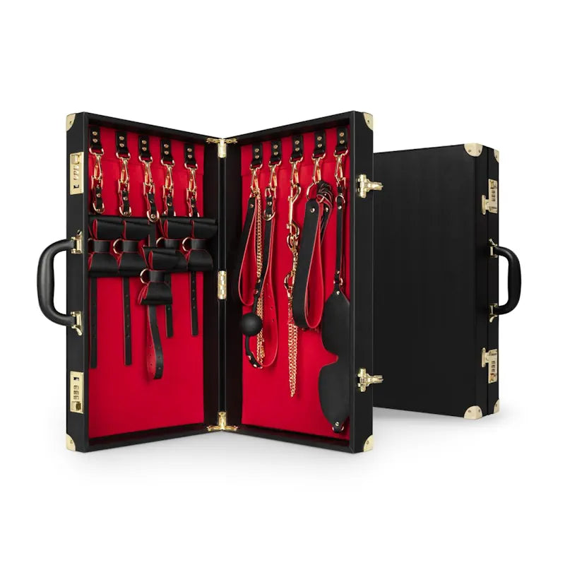 Bedroom Fantasies - Ultimate Bondage Suitcase - 11 Pcs - PlayBlue