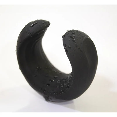 Rocks Off - Echo Silicone C-Shaped Masturbator - PlayBlue