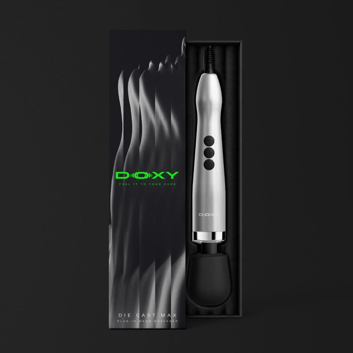 Doxy 2.0 - Die Cast Max Plug In Massager Wand - PlayBlue
