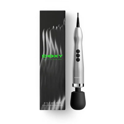 Doxy 2.0 - Die Cast Max Plug In Massager Wand - PlayBlue