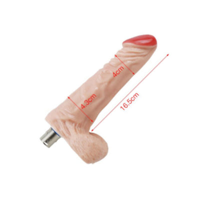 Fuck Machine Pro - 7 Inch Realistic Dildo Attachment - PlayBlue