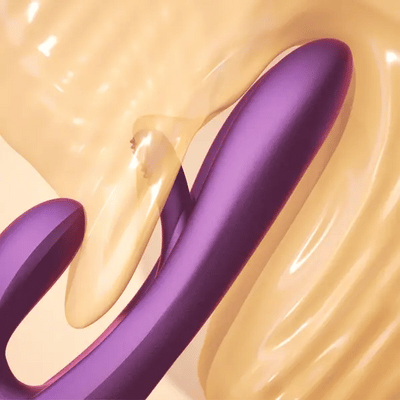 Honey Play Box - Terri Kinky Finger Tapping Rabbit Vibrator - PlayBlue