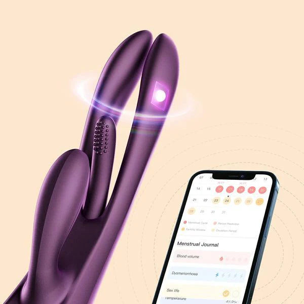 Honey Play Box - Terri Kinky Finger Tapping Rabbit Vibrator - PlayBlue