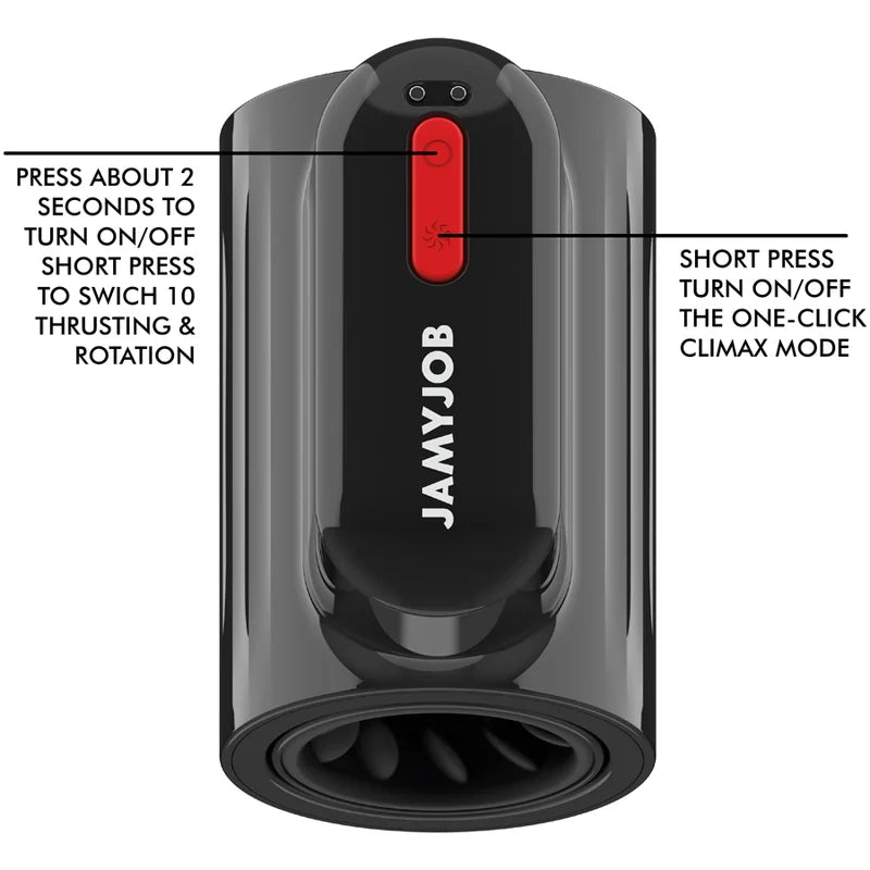JamyJob - Vortex Thrusting and 360 Rotating Turbo Masturbator - PlayBlue