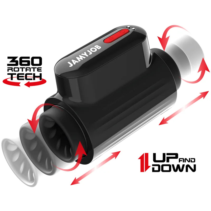 JamyJob - Vortex Thrusting and 360 Rotating Turbo Masturbator - PlayBlue