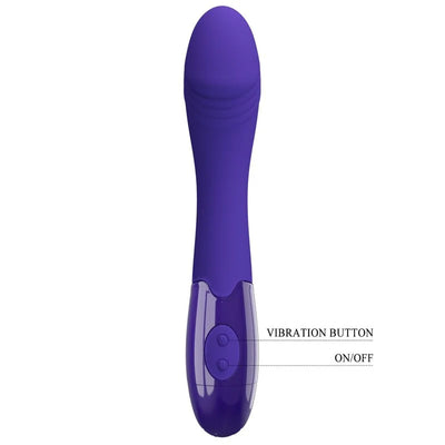 Pretty Love - Elemental Violet Rechargeable Vibe - PlayBlue